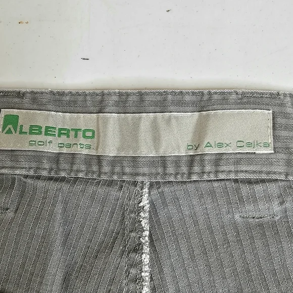Alberto Gray DRIVER Fade Out Herringbone Men's Golf Pants By Alex Cejka , Sz 52